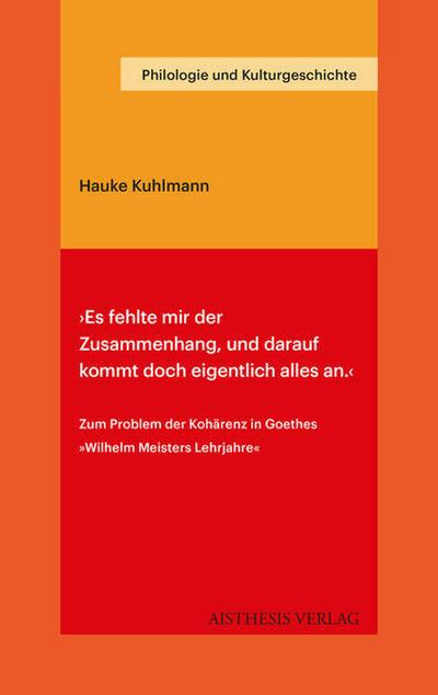 ’Es fehlte mir der Zusammenhang, und darauf kommt doch eigentlich alles an.’