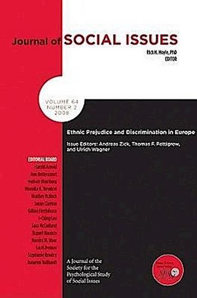 Ethnic Prejudice and Discrimination in Europe