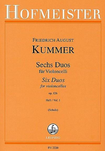 6 Duos op.126 Band 1 (Nr.1-3)für 2 Violoncelli