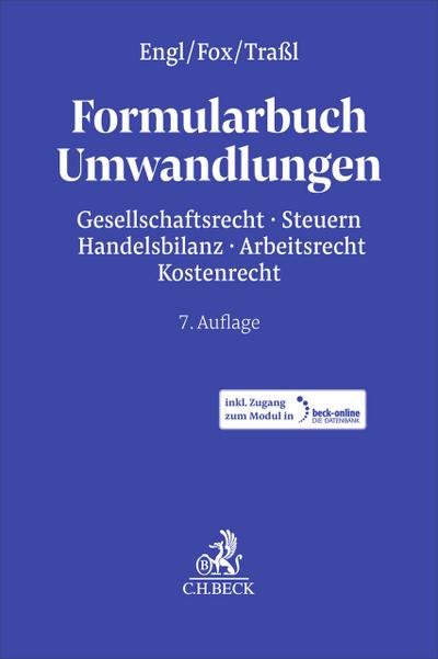 Formularbuch Umwandlungen