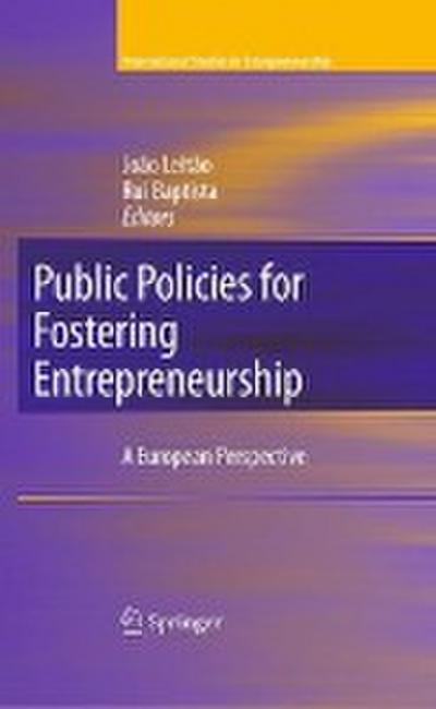 Public Policies for Fostering Entrepreneurship