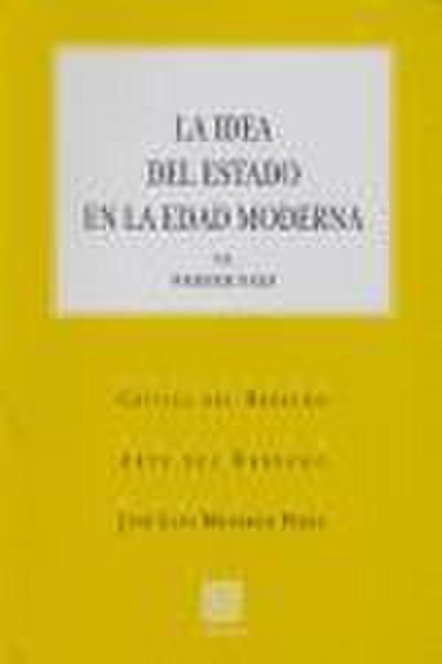 La idea del Estado en la Edad Moderna