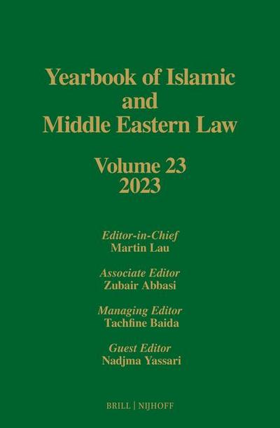 Yearbook of Islamic and Middle Eastern Law, Volume 22 (2021-2022)