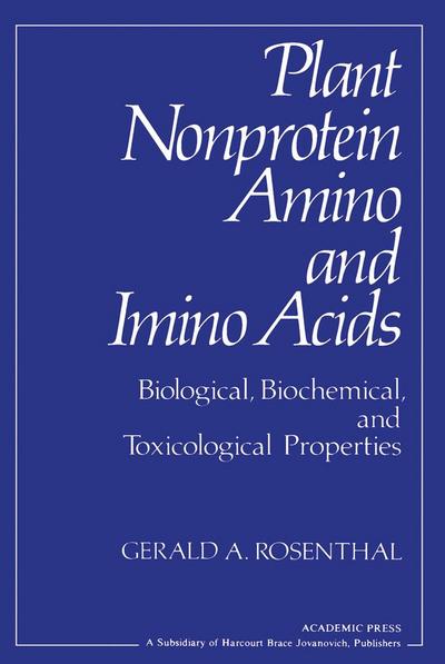 Plant Nonprotein Amino and Imino Acids