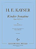 Kinder-Sonatine op.58,2 für Violineund Klavier