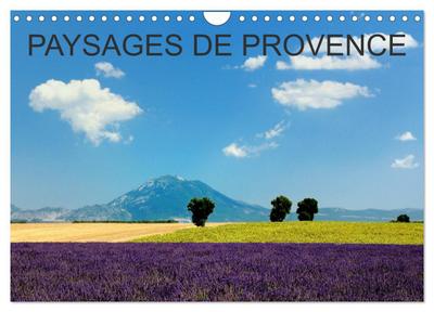 Paysages de Provence (Calendrier mural 2024 DIN A4 vertical), CALVENDO calendrier mensuel