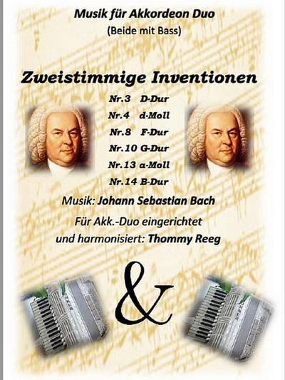 Zweistimmige Inventionenfür 2 Akkordeons