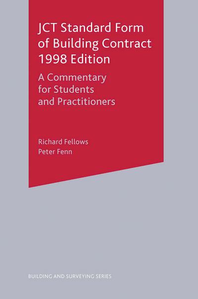 JCT Standard Form of Building Contract 1998 Edition