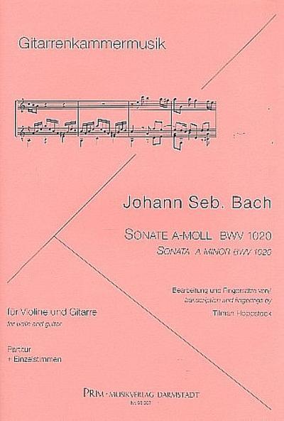 Sonate a-Moll BWV1020für Violine und Gitarre