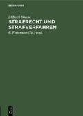 Strafrecht und Strafverfahren