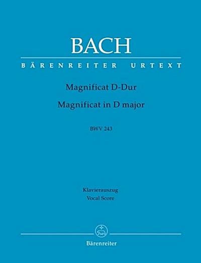 Magnificat D-Dur BWV 243, Klavierauszug