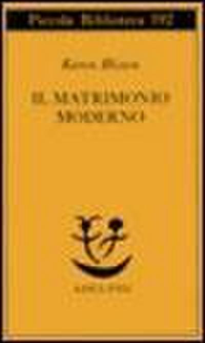 Il matrimonio moderno