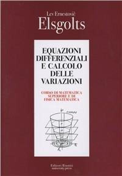 Equazioni differenziali e calcolo delle variazioni