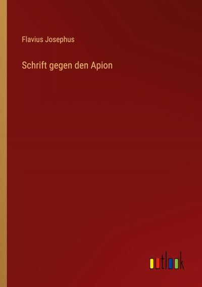 Schrift gegen den Apion