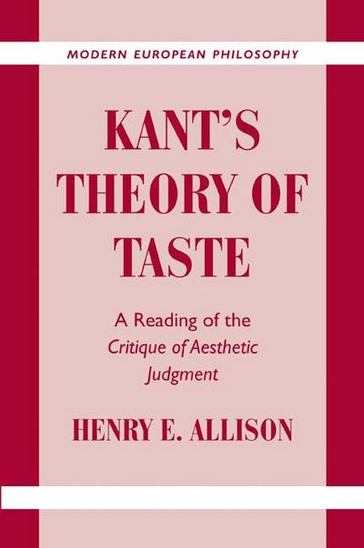 Kant’s Theory of Taste