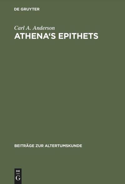 Athena’s Epithets