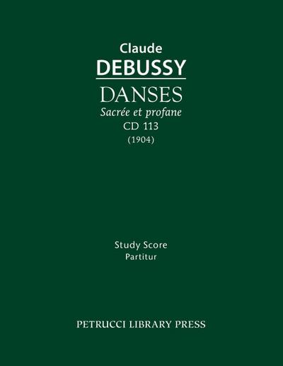 Danses sacrée et profane, CD 113