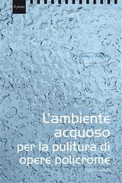 L’ambiente acquoso per il trattamento di opere policrome