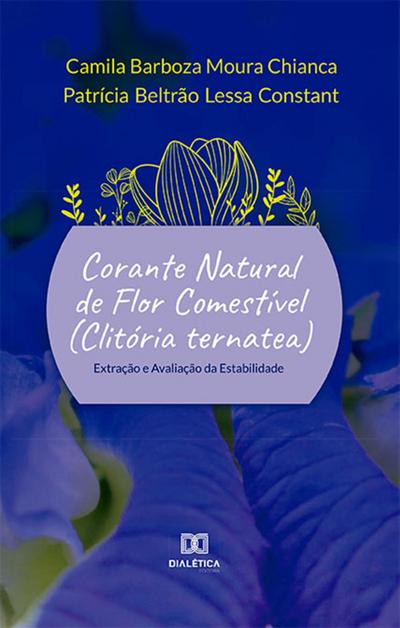 Corante natural de flor comestível (Clitória ternatea)