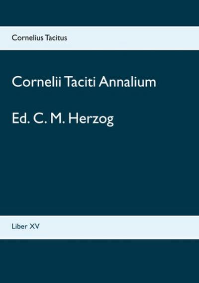 Cornelii Taciti Annalium