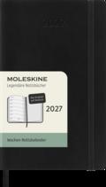 Moleskine Wochen-Notizkalender - Deutsche Ausgabe P/A6 Schwarz 2027