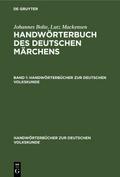 Johannes Bolte; Lutz Mackensen: Handwörterbuch des
