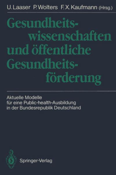 Gesundheitswissenschaften und öffentliche Gesundheitsförderung