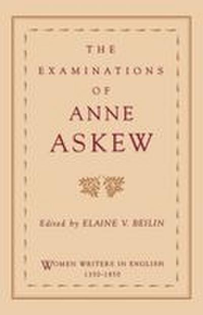 The Examinations of Anne Askew