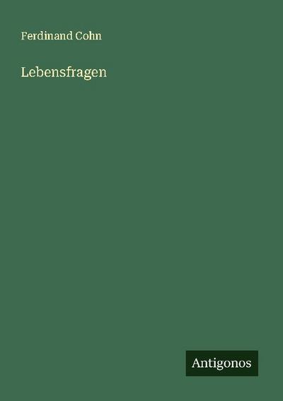 Lebensfragen
