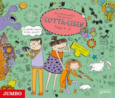 Mein Lotta-Leben. Tl.4/5, 2 Audio-CDs