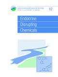 Endocrine Disrupting Chemicals