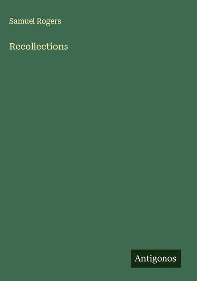 Recollections