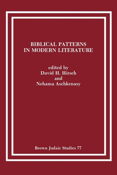 Biblical Patterns in Modern Literature