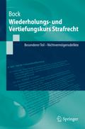 Wiederholungs- und Vertiefungskurs Strafrecht
