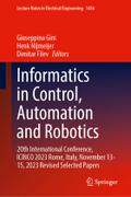 Informatics in Control, Automation and Robotics