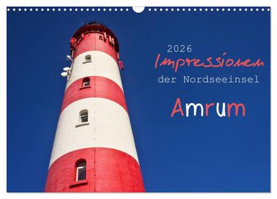 Impressionen der Nordseeinsel Amrum (Wandkalender 2026 DIN A3 quer), CALVENDO Monatskalender