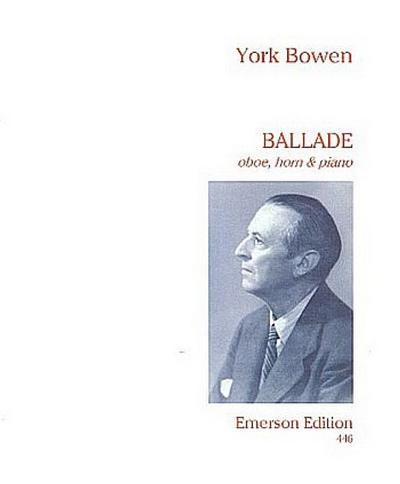 Ballade op.133for oboe, horn and piano