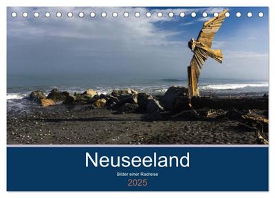 Neuseeland 2025 - Bilder einer Radreise (Tischkalender 2025 DIN A5 quer), CALVENDO Monatskalender