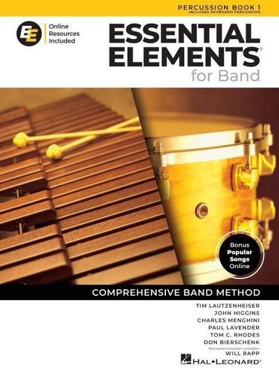 Essential Elements for Band - Percussion/Keyboard Percussion Book 1 Online Resources