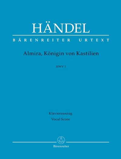 Almira, Königin von Kastilien HWV 1, Klavierauszug