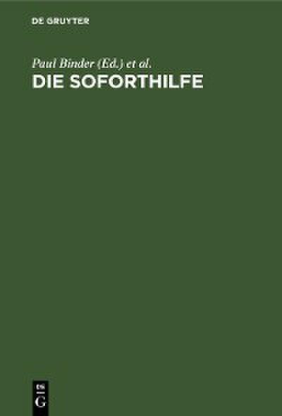 Die Soforthilfe