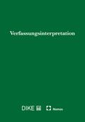 Verfassungsinterpretation