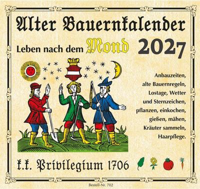 Alter Bauernkalender 2027 