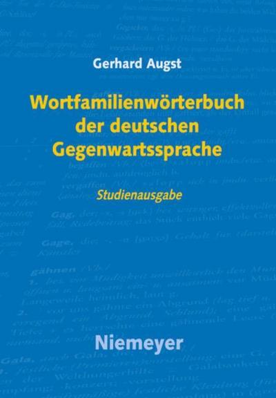 Wortfamilienwörterbuch der deutschen Gegenwartssprache