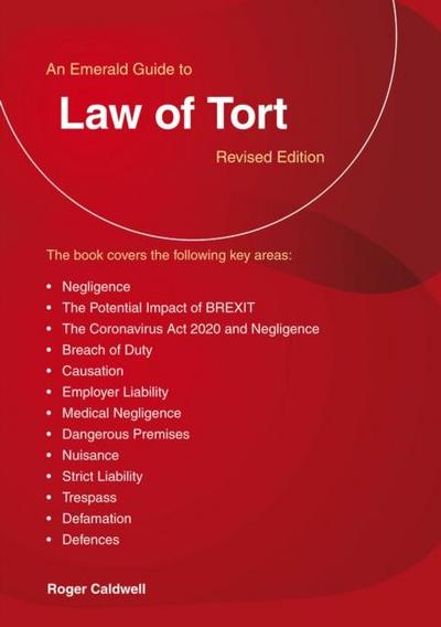 An Emerald Guide to Law of Tort