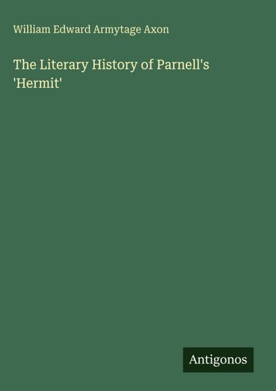 The Literary History of Parnell’s ’Hermit’