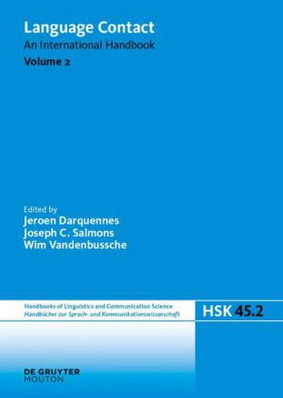 Language Contact Language Contact. Volume 2