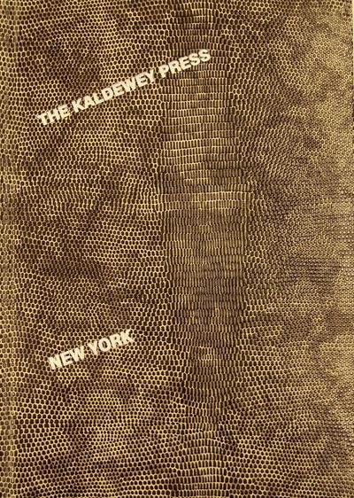 75 Artist Books: The Kaldewey Press, New York