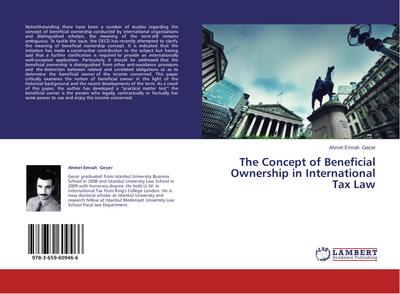 The Concept of Beneficial Ownership in International Tax Law
