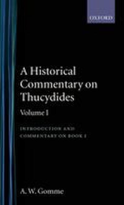 A Historical Commentary on Thucydides